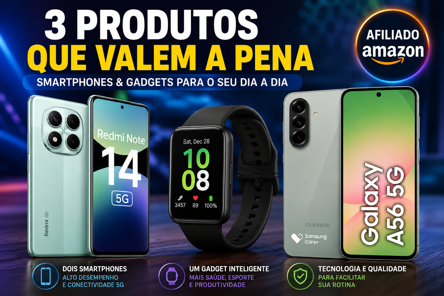 🔥 3 Gadgets que Estão Chamando Atenção em 2026 — Veja Por Que Eles Podem Valer a Pena