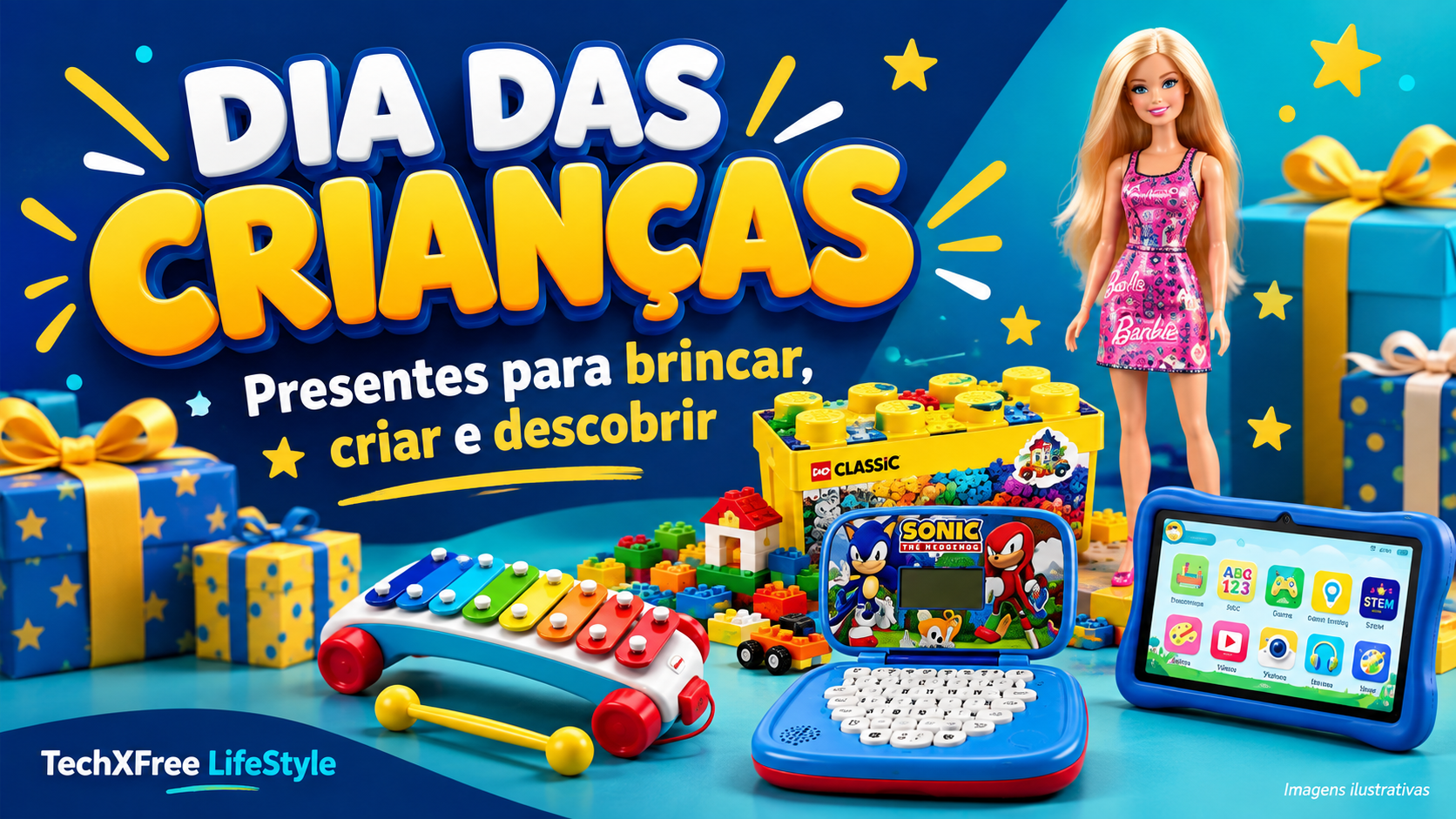 Presentes para o Dia das Crianças: ideias para brincar, criar e descobrir